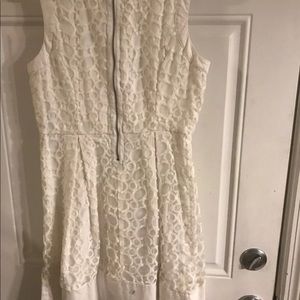 White lace cocktail dress
